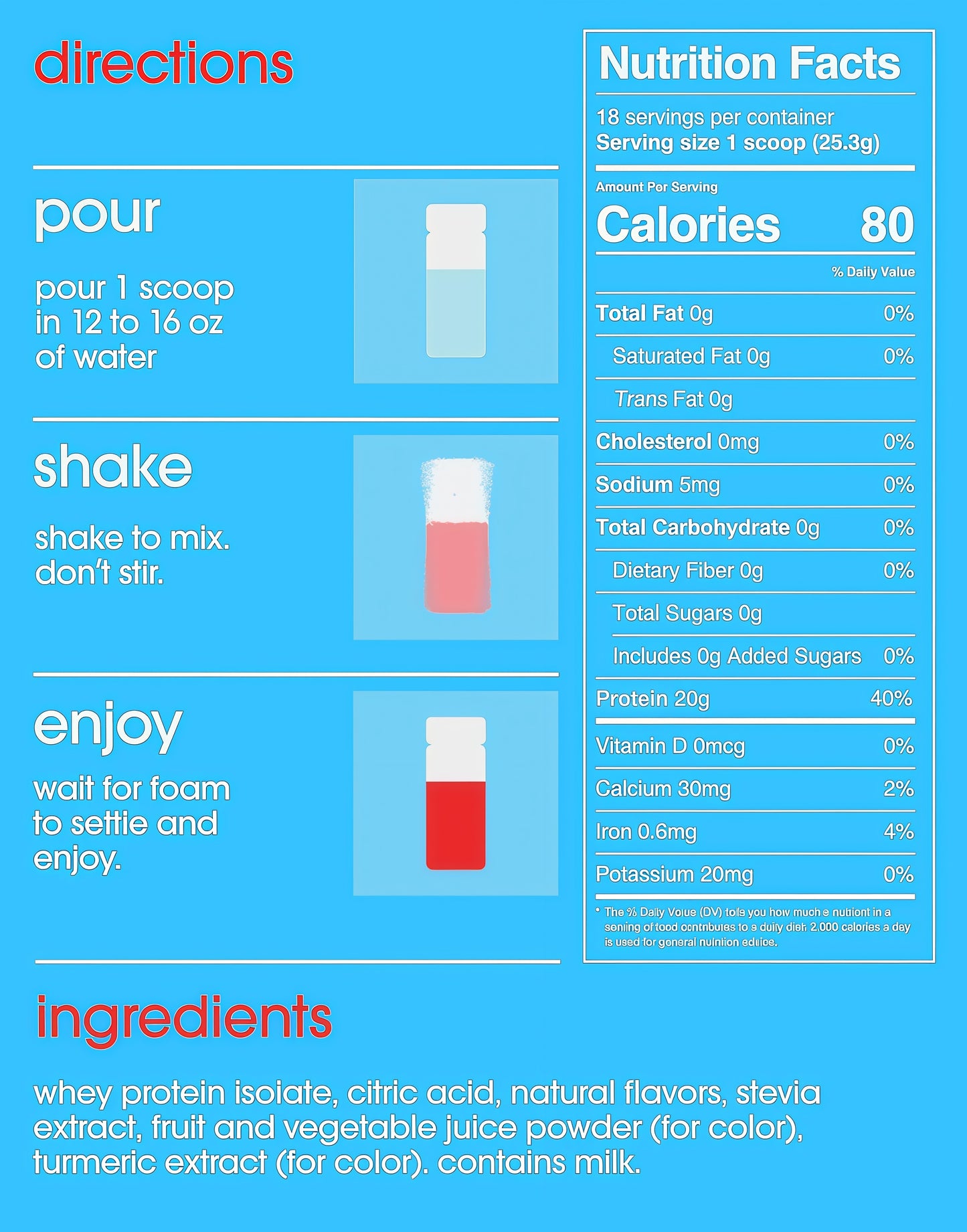 tropical punch protein